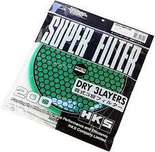 HKS Super Power Flow Replacement Filter Element - 200mm Green