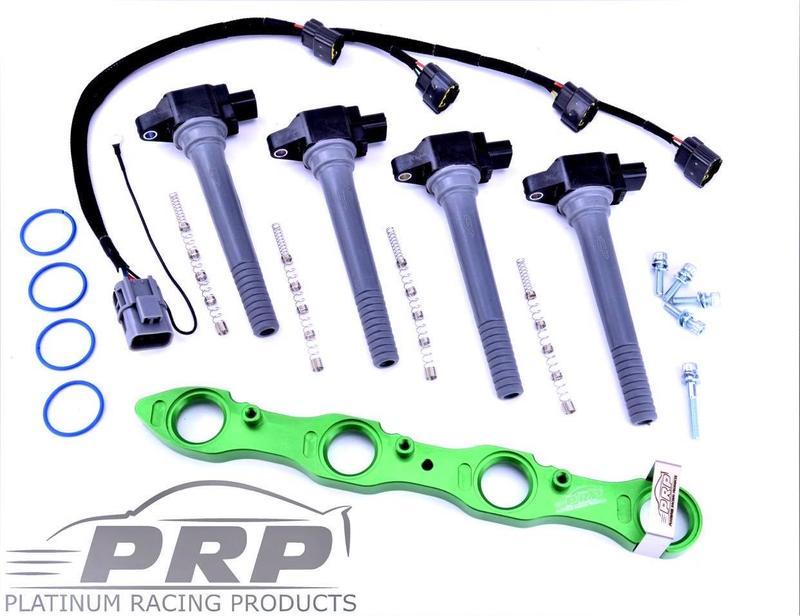 Platinum Racing Products - Nissan SR20 Coil Kit for S13 & Series 1 S14 & 180SX, Big Hole Rocker Cover