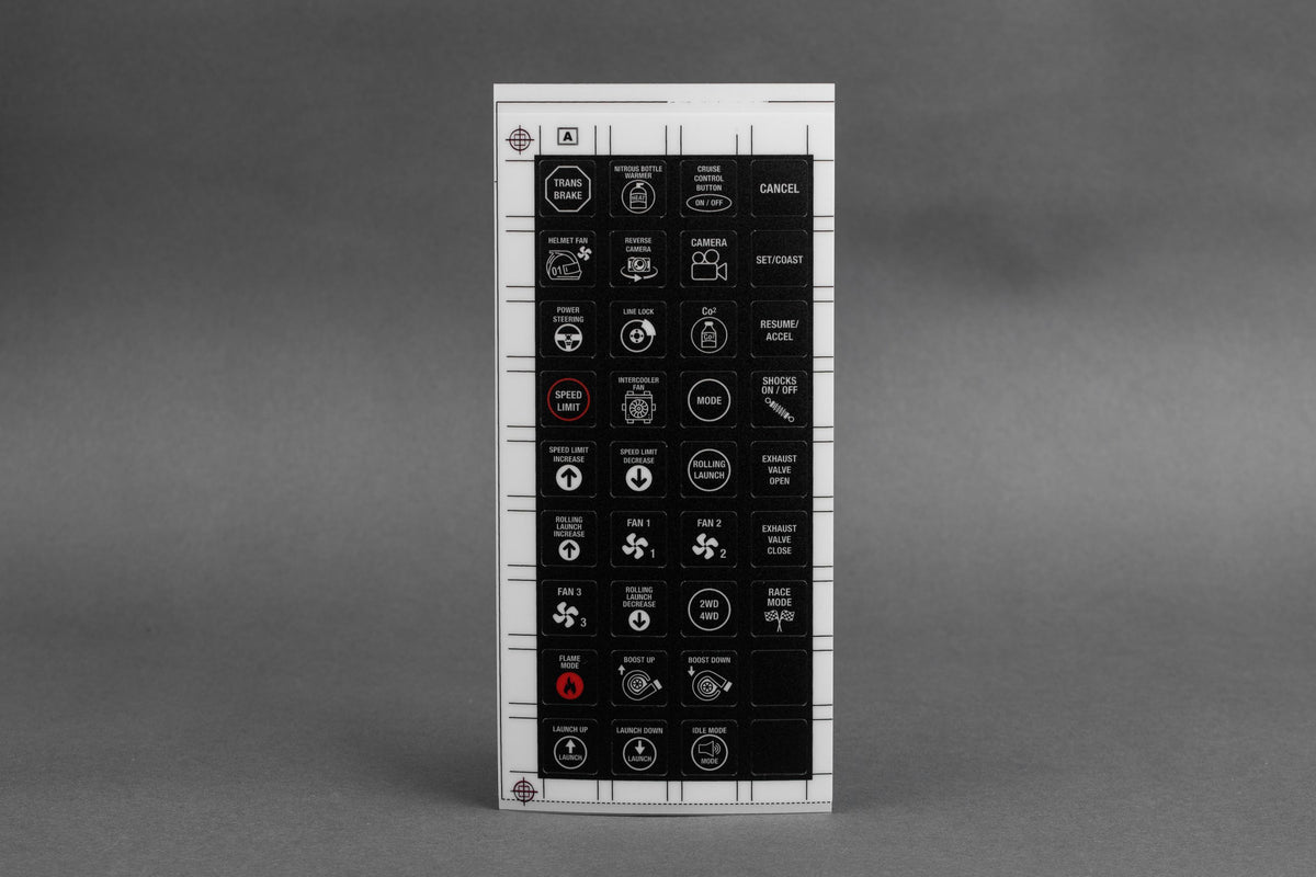 Emtron 8 Button Keypad Alternate Sticker Sheet V2