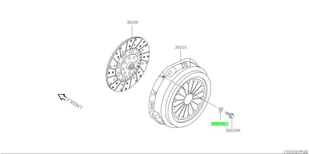 Nissan Pressure Plate Washer - RB & SR