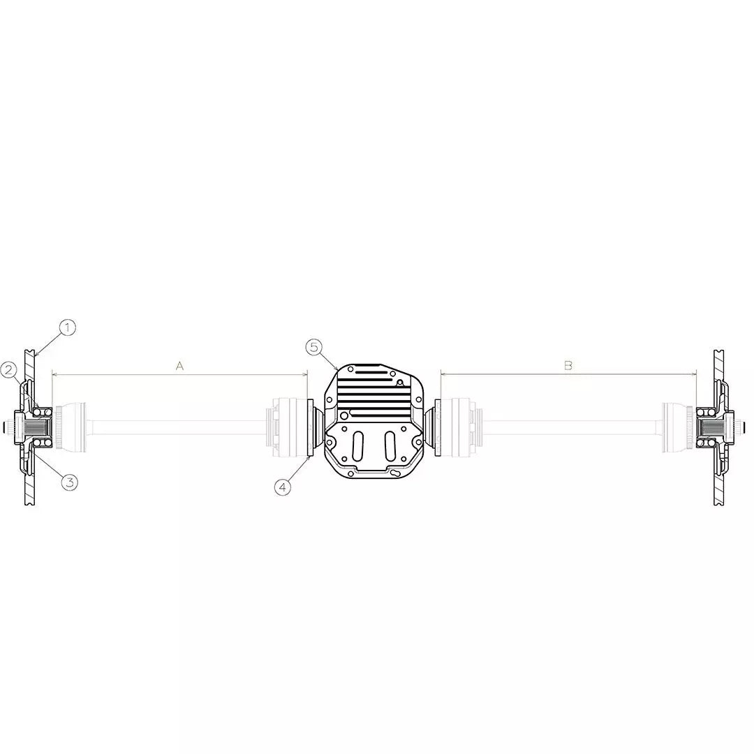 Wisefab Nissan S Chassis Halfshaft Kit